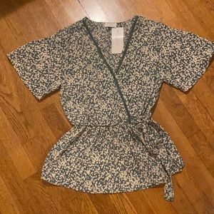 Sienna Sky Cinch Waist Blouse
